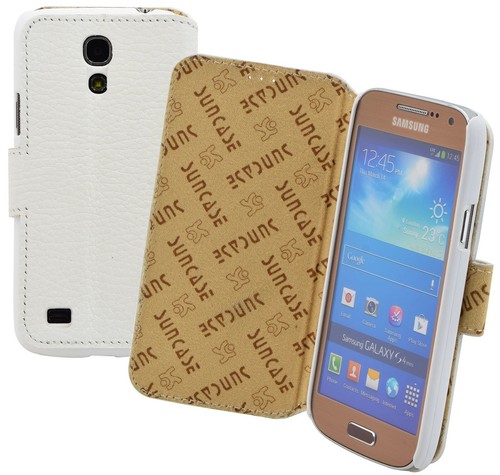 Exclusive Folding Phone Case Genuine Leather Case For Samsung Galaxy S4 Mini - Picture 10 of 17