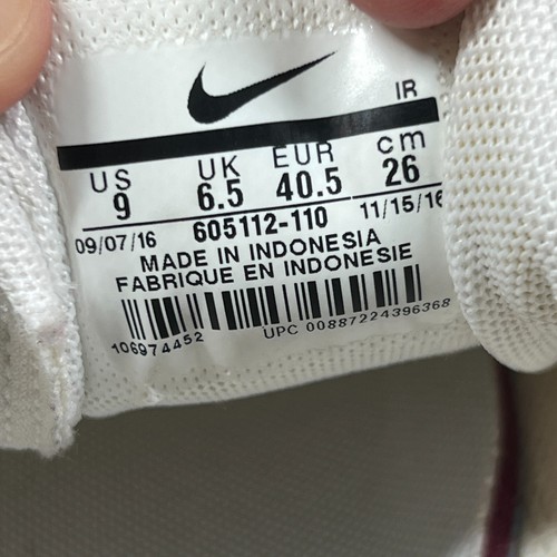 Nike Air Max Plus TN White Beige 605112-110 Womens Size 9 - Picture 9 of 10