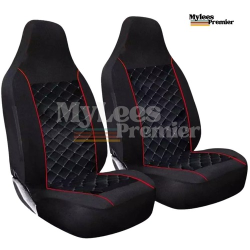 Für Renault Clio Mk4 - Deluxe Diamant Gesteppte Keder 1+1 Autositzbezug Set - Bild 3 von 4