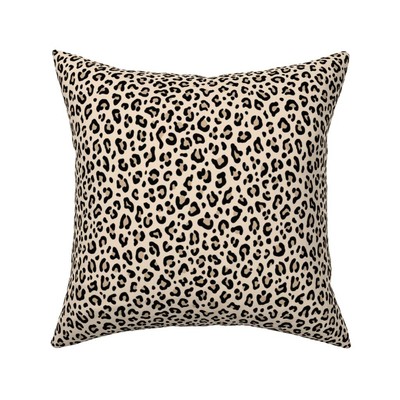 Leopard Leopard Animal Panther Throw Pillow Cover w Optional Insert by Roostery Leopard Leopard Animal Panther Throw Pillow Cover w Optional Insert by Roostery