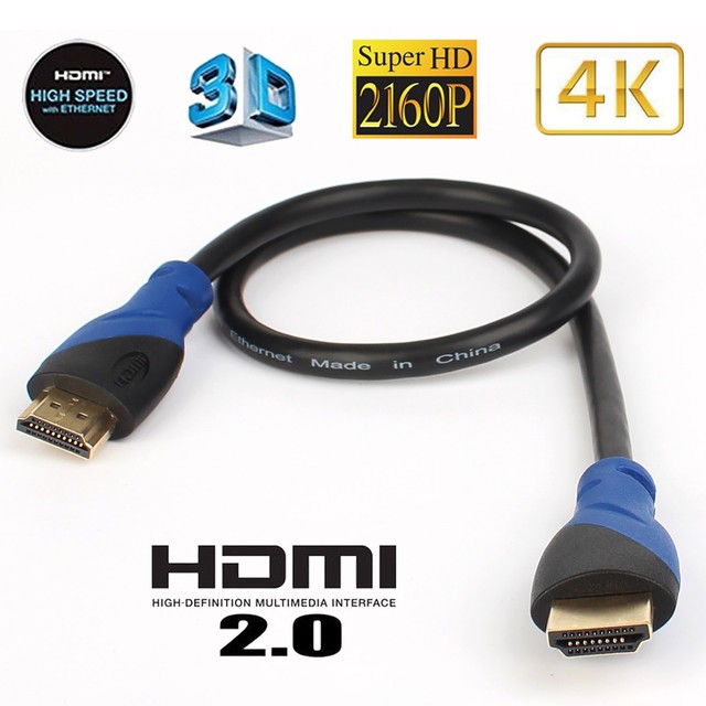 2pcs 1.5FT Short HDMI Cable Ultra HD 4K 3D 2160p HDR Compatible 2.1 2.0