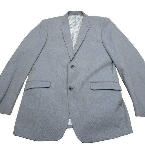 Brooks Brothers Madison Blazer Mens 40L Blue Paisley Lined Modern Fit 2 Button - Picture 2 of 18