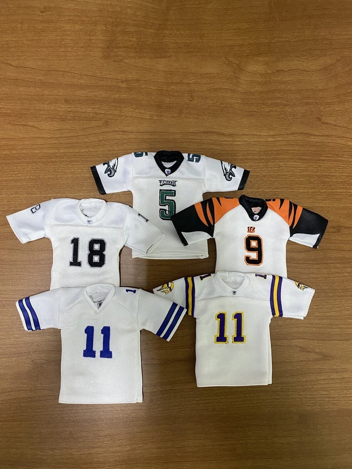 Mini réplica de camisetas UD 2005 (lote de 5) Bledsoe, Culpepper, MCNABB, MOSS, PALMER Foto 3 de 4