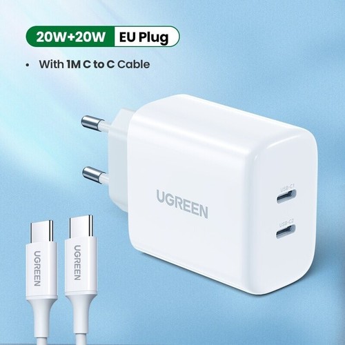 UGREEN 40W PD USB C Quick Fast QC 4.0 Charger For iPhone 14 13 12 Samsung Xiaomi - Picture 9 of 12