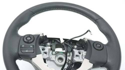2014-2020 Lexus CT200h ZWA10 F Sport Steering Wheel Leather Black OEM Genuine - Picture 3 of 10