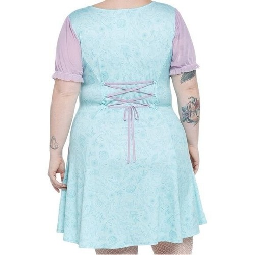 NEW Disney Her Universe The Little Mermaid Lace-Up Sweetheart Dress Size 3X - Picture 3 of 11
