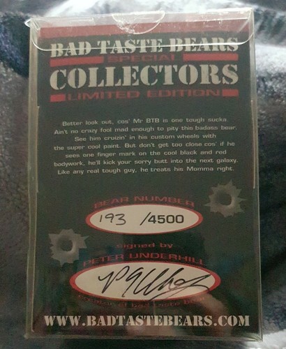 Bad taste bears special limited edition 193/4500 low number Mr T rare - Picture 2 of 2