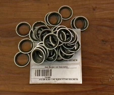 10 New 17mm GM Block Fitting “Slim Line” compressor sealing washers-890