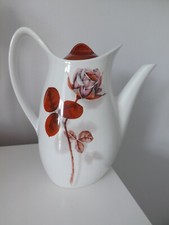 Midwinter Stylecraft Fashion Shape Pink Rose Coffee Pot