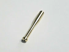 SOLID BRASS ONE HITTER PIPE* BASEBALL BAT DESIGN*MADE IN THE USA* HIGH QUALITY
