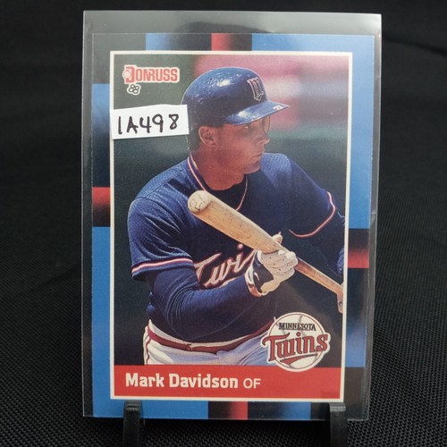 1988 Donruss Baseball Card Mark Davidson Rookie Minnesota Twins #519 (1A498) - Picture 3 of 3