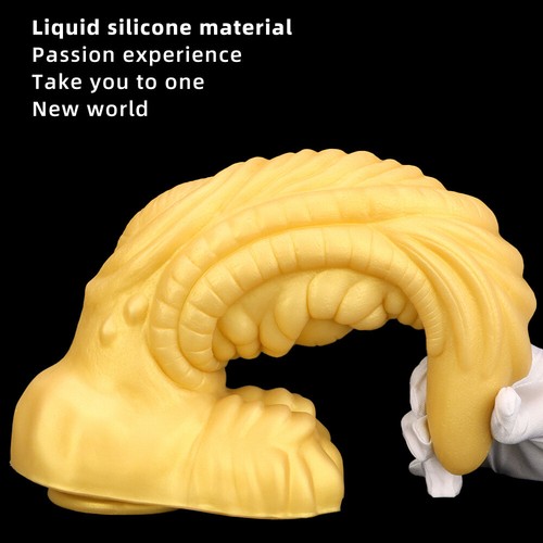 Silicone Alien Fake Penis Big Anal Plug Dilator Anus Vagina Masturbation Sucker - Picture 8 of 13