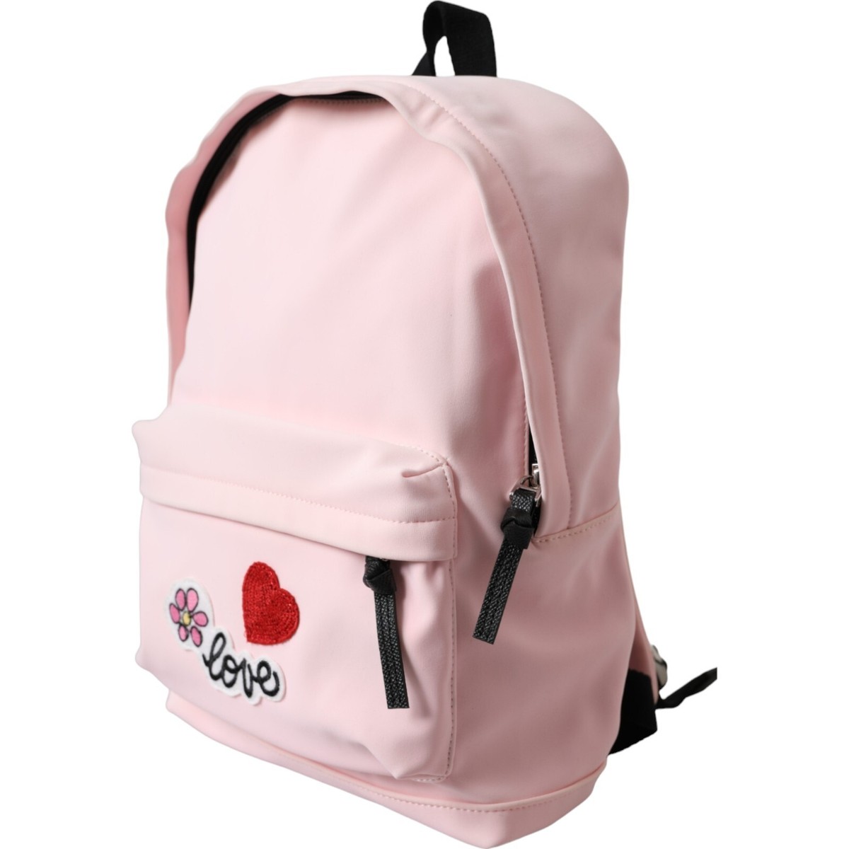 DOLCE & GABBANA BAMBINO Bag Kids Pink Nylon DG Logo School