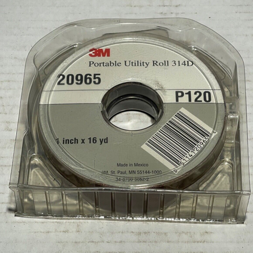 3M™ Portable Utility Cloth Roll 314D, 1 in x 16 yd P80