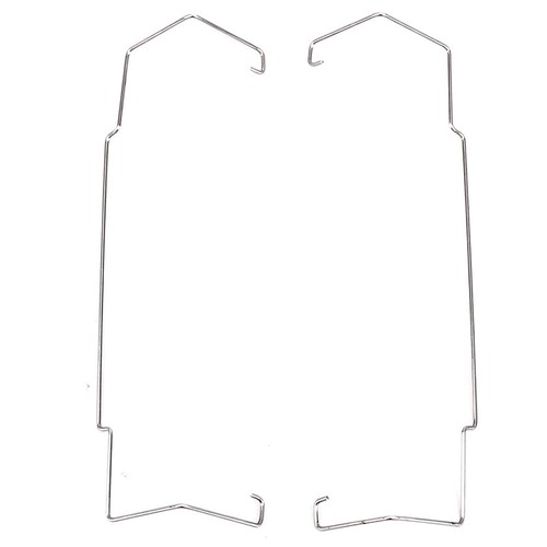 1Pair 12CM Computer CPU Cooling Fan Clip Steel Wire Fastener Metal .l8 - Afbeelding 7 van 12