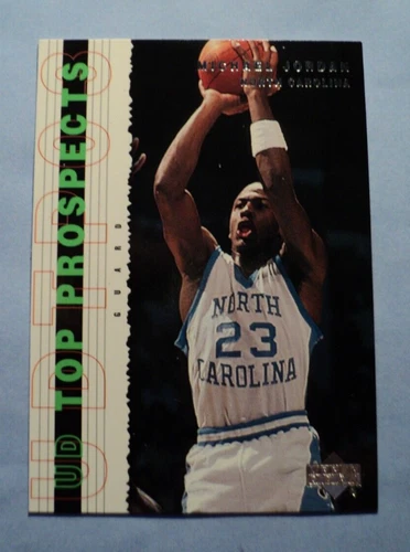 2003-04 Upper Deck UD Top Prospects #1 Michael Jordan HOF Basketball Card #9127