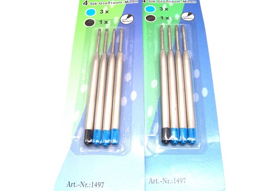 Großraummine Parker - System, 6 x blau 2 x schwarz Stärke medium - Bild 2 von 3