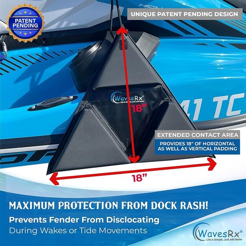 "Open Box" WavesRx PWC Fender Bumper for Safe Jet Ski Docking (1 Fender) - Picture 3 of 6