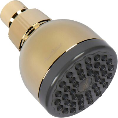 #ad 3 Inch High Pressure Shower Head Aqua Elegante Polished Brass 1.8 GPM $25.95
