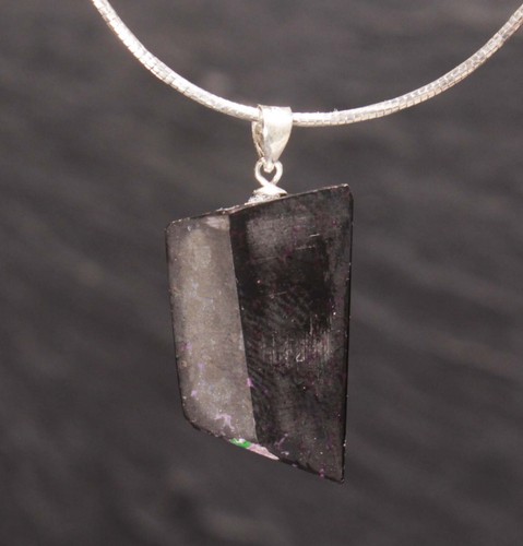 Colgante de piedras preciosas punta de cristal natural A-F plata 925 ojal único tesoro de piedra - Imagen 173 de 265