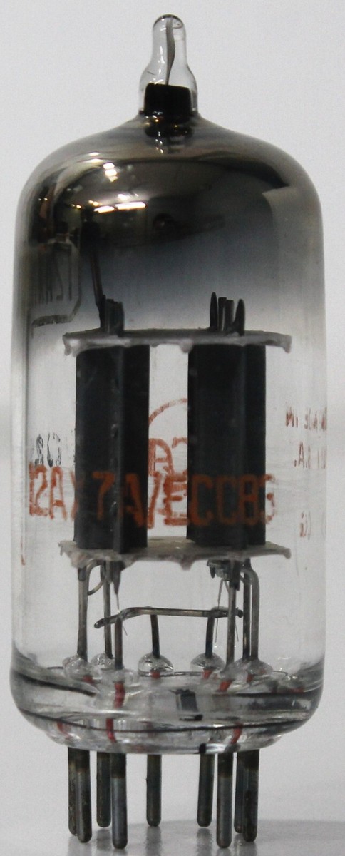 ECC83 12AX7 GE NOS O getter made in U.S.A Amplitrex tested 1 Pc