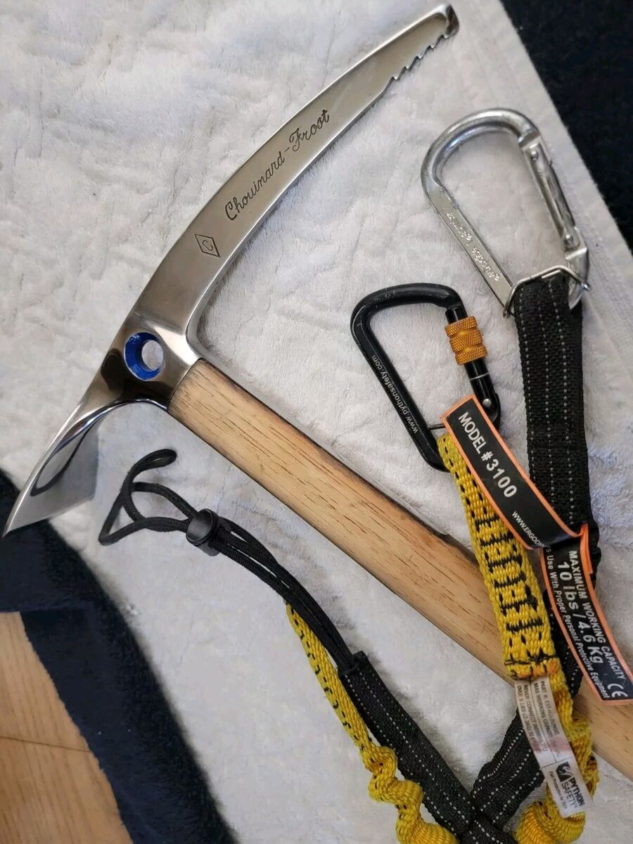 豪華で新しい Chouinard-Frost 1970 Gen. 1st RARE! & Vintage Piolet Axe Ice ロッククライミング