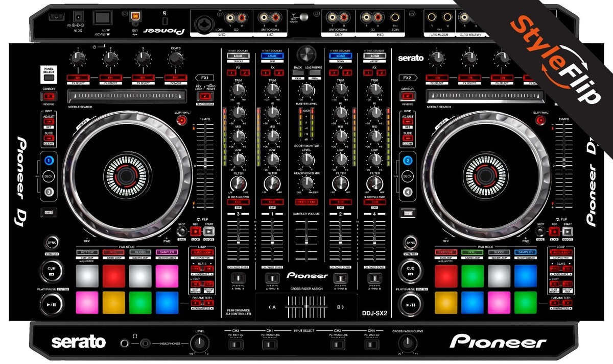 Pioneer DDJ-SX2 Skin | Color Black | Protective Decal | StyleFlip