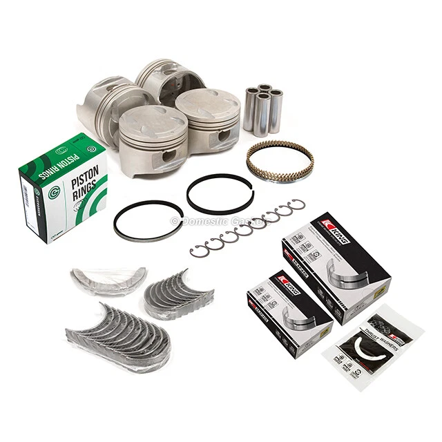 Pistons Bearings Rings Fit 91-98 Mazda Protege Miata Ford Escort 1.8 BP - Image 2 of 4