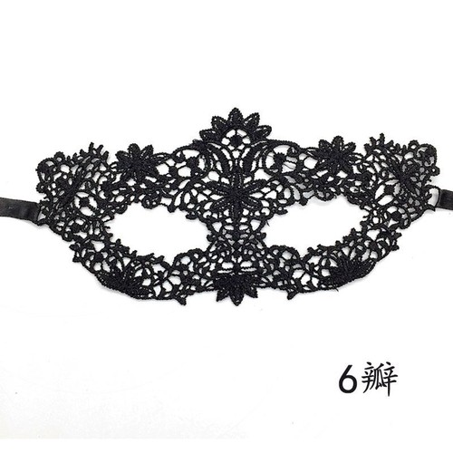 Cross-Border Bar Eye Mask Half Face Sex Black Lace Popular Party Halloween Props - Picture 19 of 57