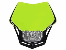 Mascherina portafaro moto cross enduro V-Face Racetech giallo fluo RTech Alogena