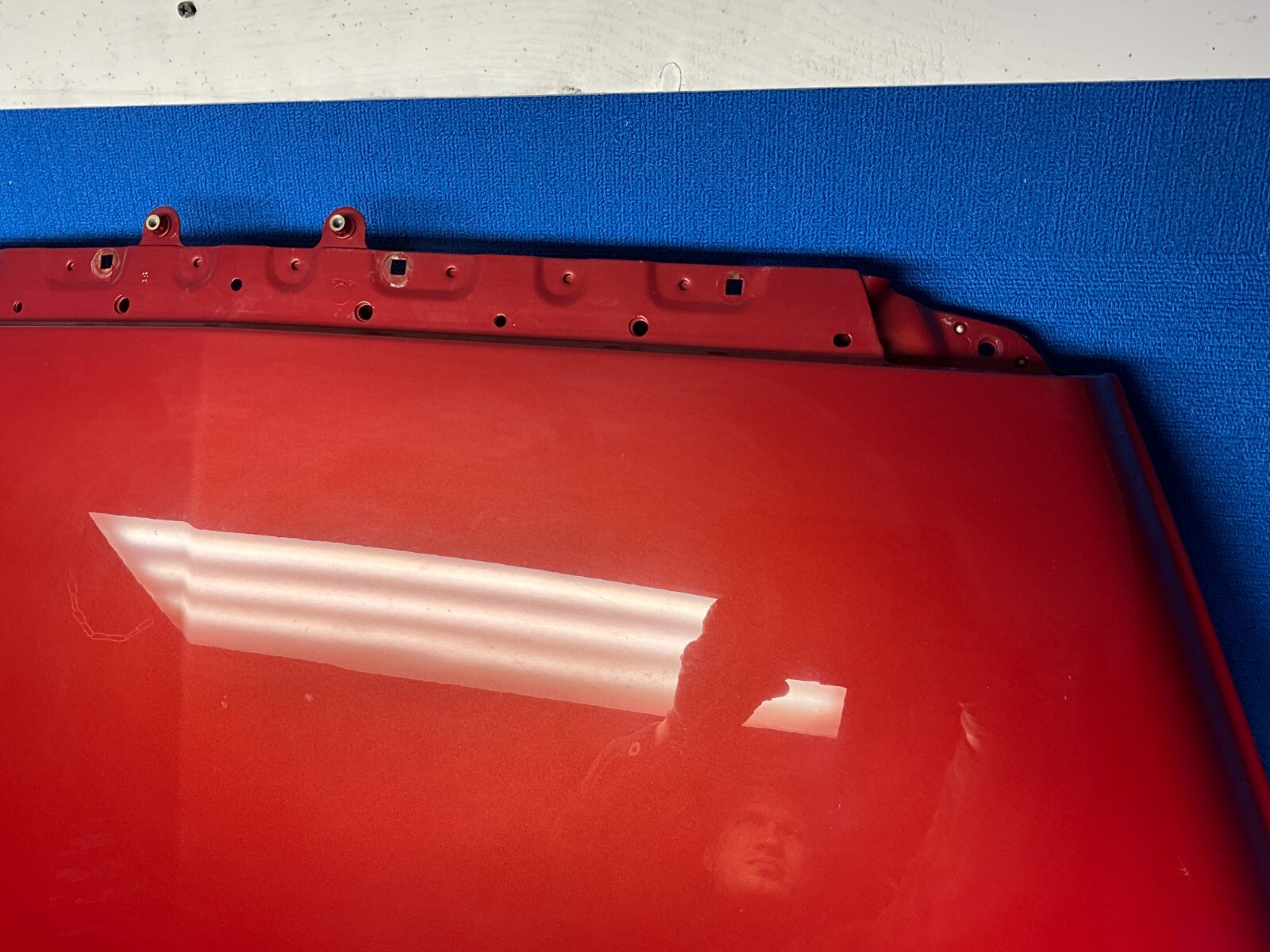 2003 - 2010 BENTLEY CONTINENTAL GT GTC FRONT HOOD BONNET COVER PANEL RED OEM