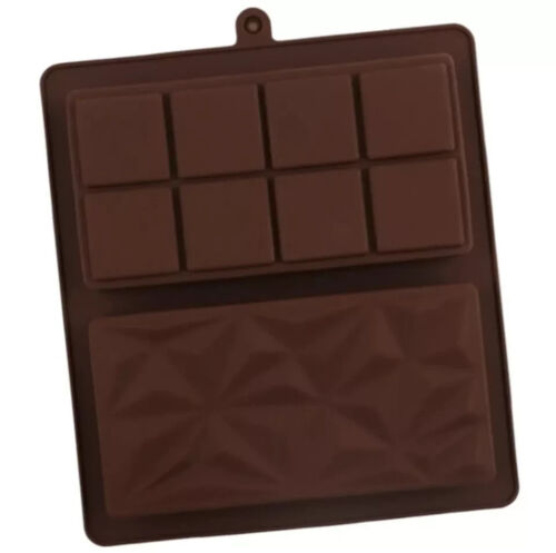 Silicone Deep Chocolate Bar Mould Dubai Kunafa Pistachio Chocolate Bar Diamond - Picture 7 of 11