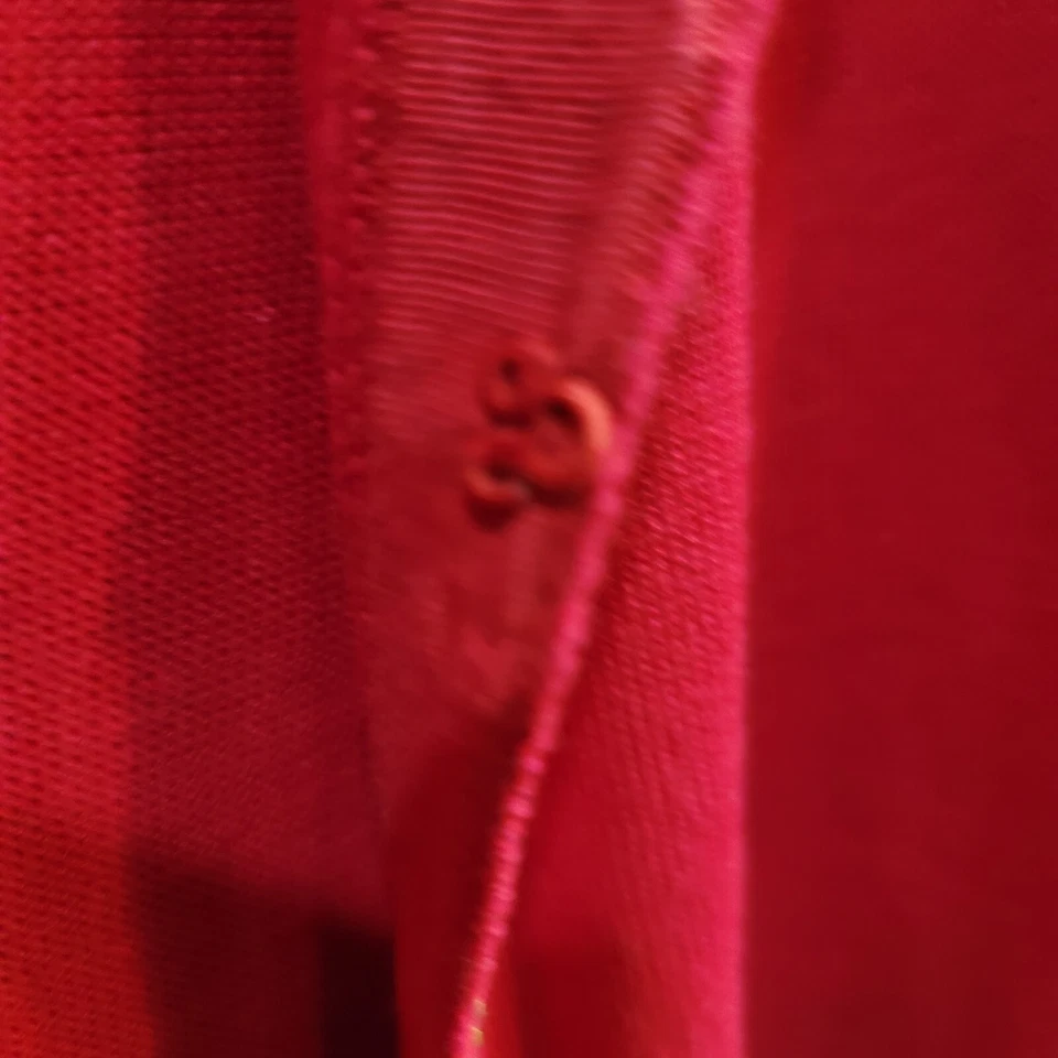 Cárdigan Coldwater Creek Cuentas Seda/Algodón Rojo/Dorado Cuentas Talla M Nuevo con Etiquetas Foto 3 de 4