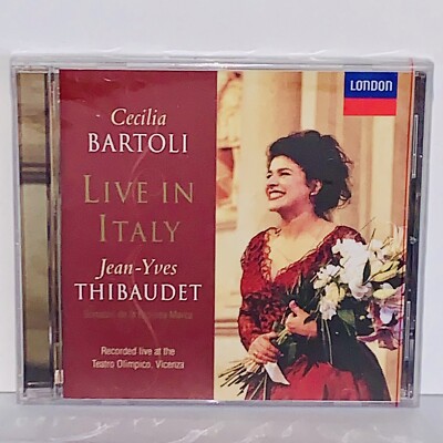 Factory Sealed Live in Italy Teatro Olimpico by Cecilia Bartoli CD Thibeudet