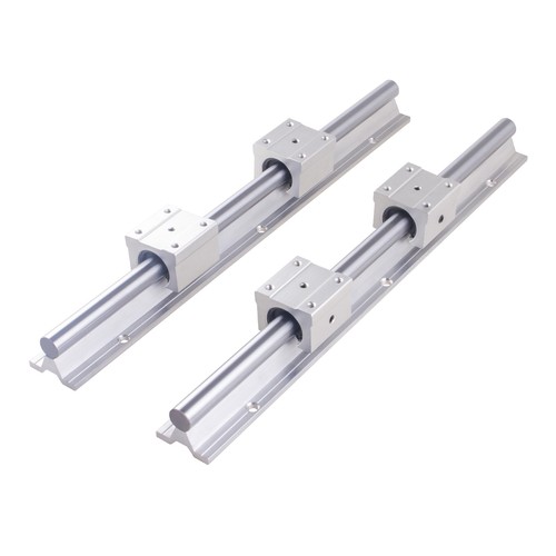 SBR20 200-4500mm Linear Slide Rail Guide Shaft Rod with 4Pcs SBR20 Bearing Block - Picture 17 of 28