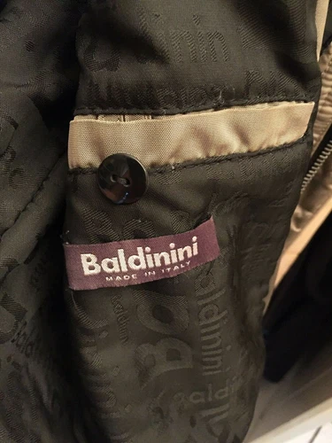 BALDININI MEN'S LUXURY BEIGE PADDED HOOD JACKET ORIGINAL 54 IT image 6