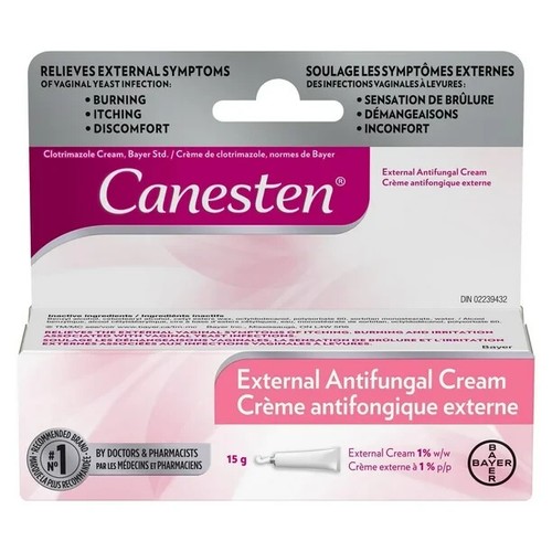 Canesten External Antifungal Cream for Yeast Infection, 15g Fast Ship