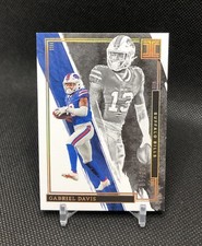 2022 Impeccable Gabriel Davis /10 GOLD PARALLEL SSP THICK STOCK No. 14 HIGH END!