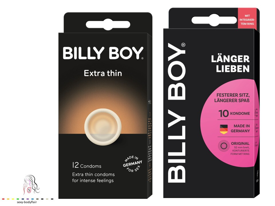 ♥ 22 Billy Boy KONDOME Extra dünn  Länger lieben Condome
