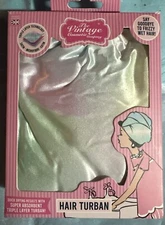 The Vintage Cosmetic Company : Absorbent Shimmery Hair Turban : Microfiber