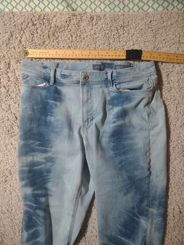 J. Jill Denim High Rise Cropped Women's Acid Wash Blue Jeans Size 12 - Picture 7 of 16