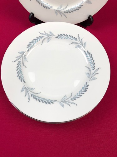 6 x Paragon Blue Grass Dinner Plates 27 cm Wide Set - Picture 2 of 4