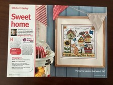 No Place Like Home / Cat Themed Cross Stitch Chart **from a magazine**