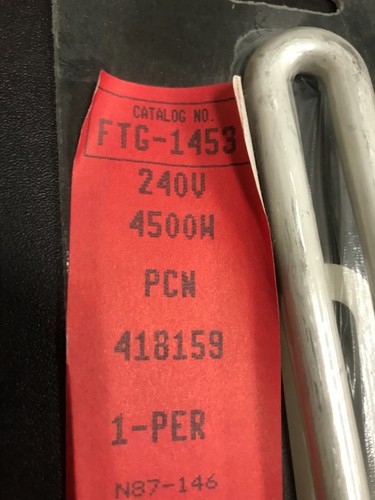 Chromalox FTG-1453 240V 4500W Water Heater Element - Picture 2 of 4