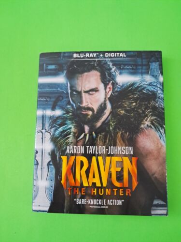 NEW - Kraven the Hunter (Blu-ray Digital Copy 2025) Slipcover - Free ShipN!