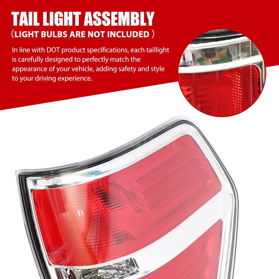 Fit For 20092014 Ford F150 Pickup Rear Tail Lights Brake Lamps Left
