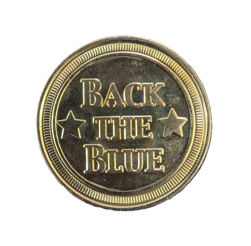 Star / BACK THE BLUE Token Coin U.S. Deputy Sheriff’s Association Memorabilia - Picture 1 of 3