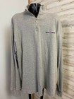 Polo Sport Ralph Lauren Men's Gray 1/4 Zip Pullover Long Sleeve 100% Cotton Sz L
