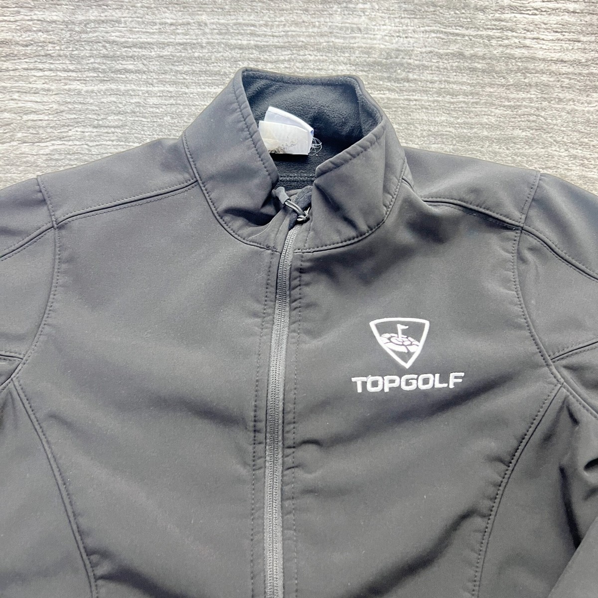 Top Golf Jacket Size S Womens Full Zip Black | eBay