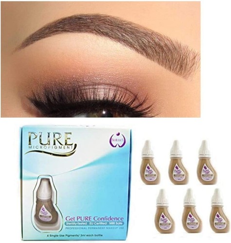 BioTouch Permanent Makeup Pigment PURE TOFFEE Pigment Tattoo ink 6pk 3ml - Picture 7 of 7